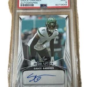 Sauce Gardner Auto trading card